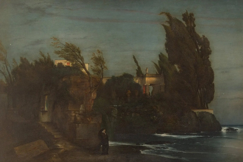 Villa en bord de mer - Arnold Böcklin