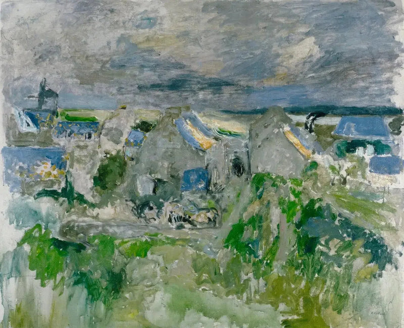 Village au bord de la mer. Saint Jacut - Édouard Vuillard