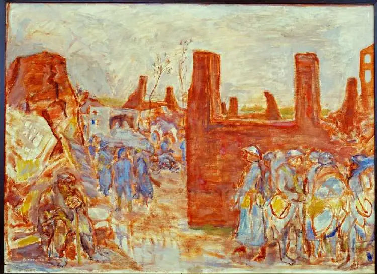 Village en ruine - Pierre Bonnard