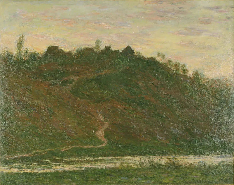 Le Village de La Roche-Blond, effet du soir W1238 – Claude Monet