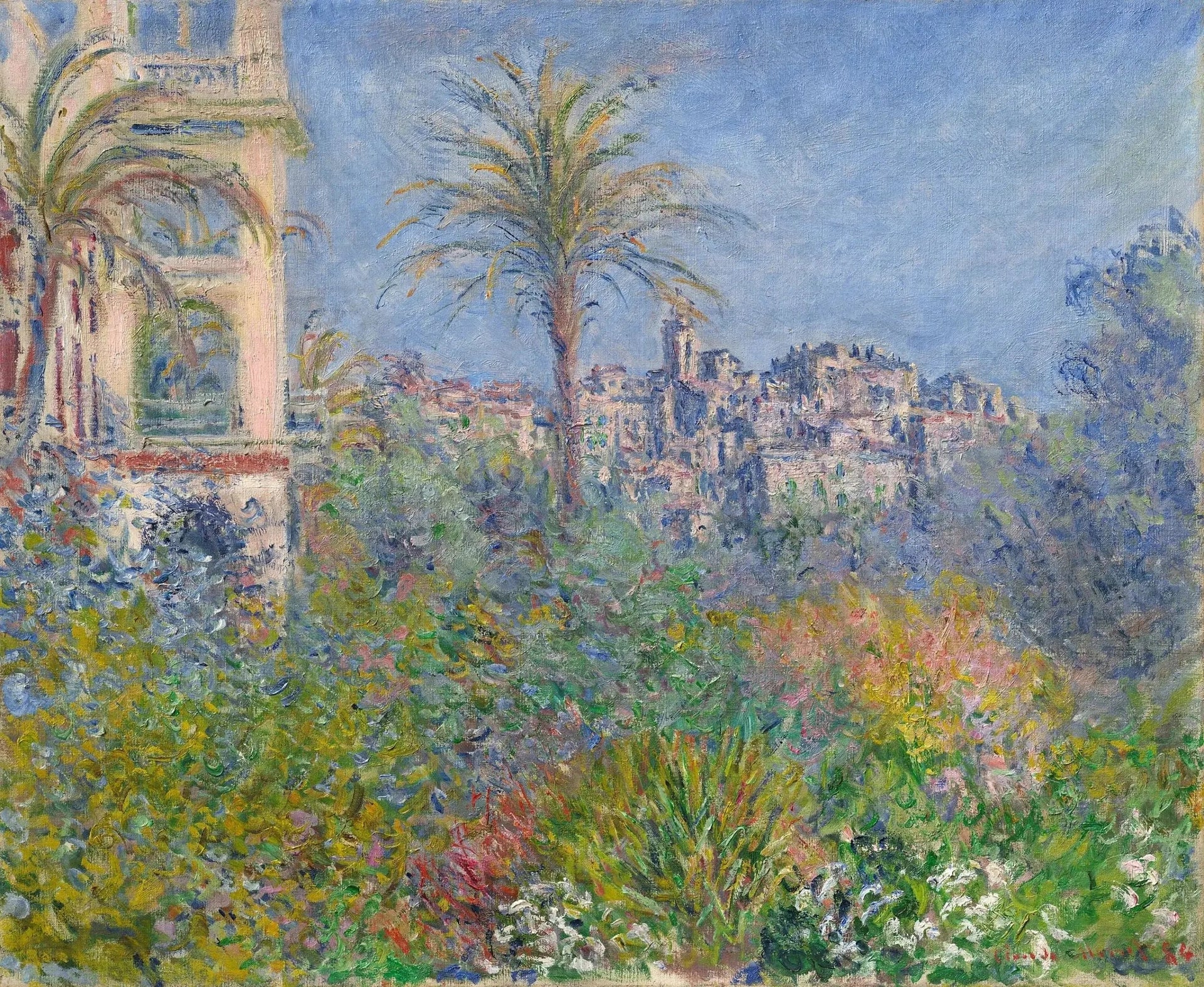 Villas à Bordighera - Claude Monet image 1 copie peinte à la main à l’huile