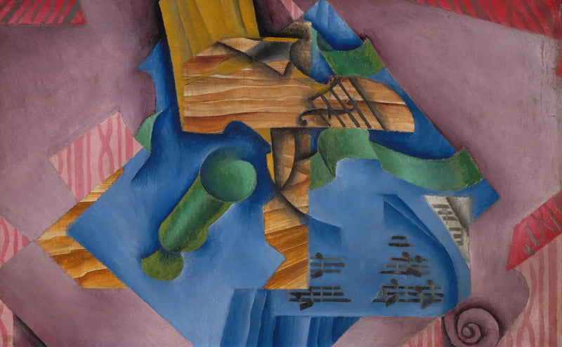 Violon et verre - Juan Gris