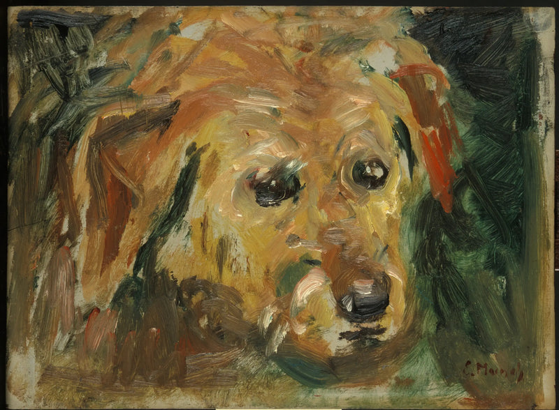 Visage de chien - Edvard Munch