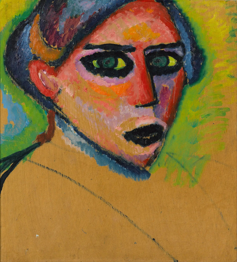 visage de femme - Alexej von Jawlensky