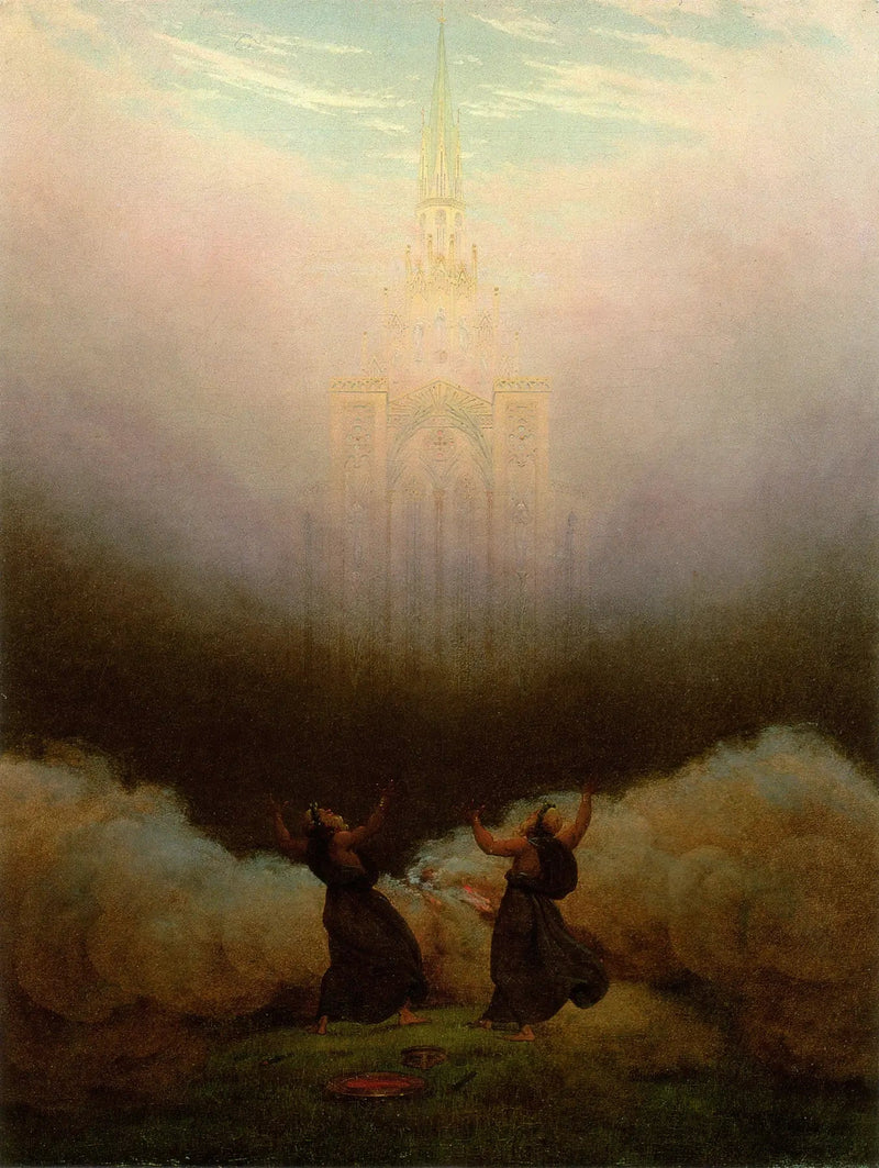 Vision de l'Église chrétienne - Caspar David Friedrich