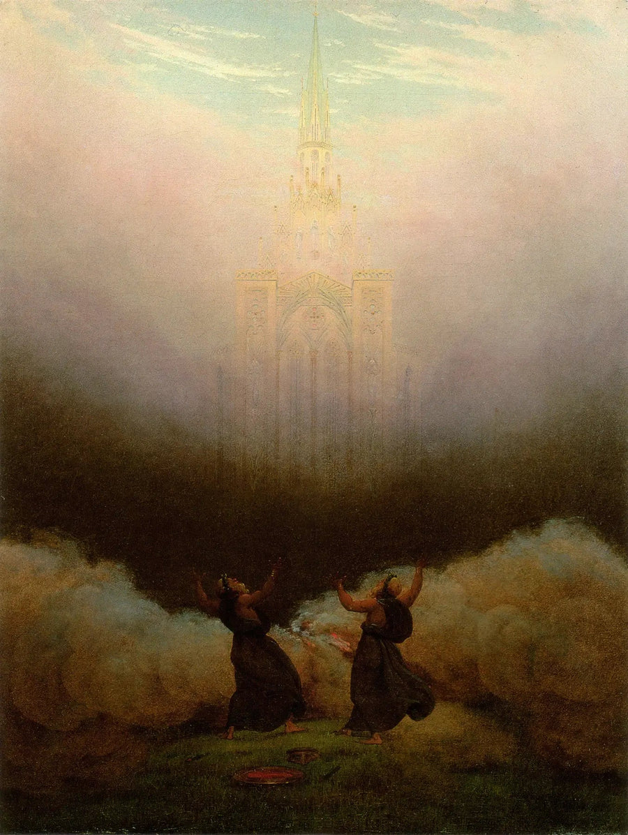 Vision de l'Église chrétienne - Caspar David Friedrich