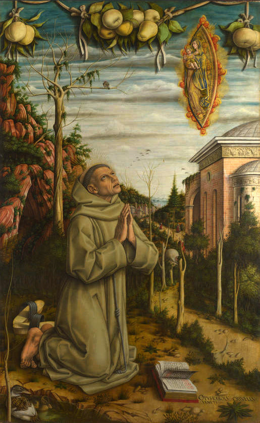 Vision du bienheureux Gabriele Ferretti - Carlo Crivelli