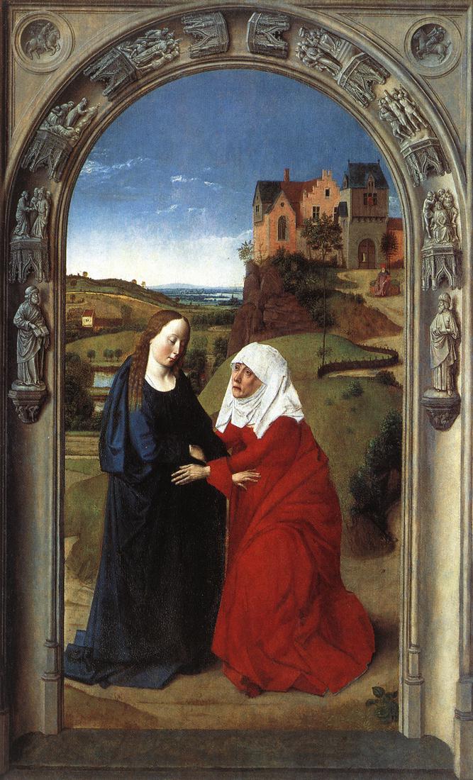 Visitation - Dirk Bouts - Alpha Reproduction