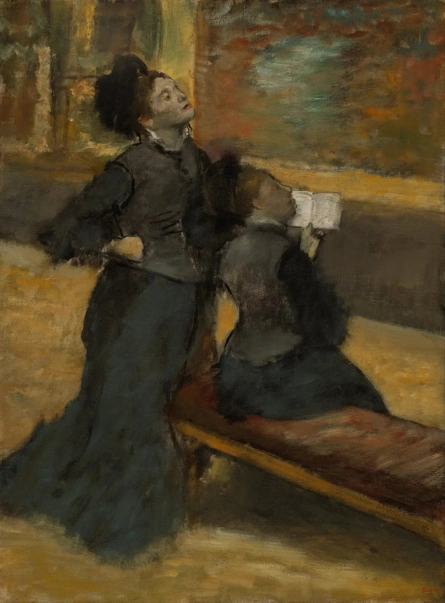 Visite au musée, vers 1879–1890 – Edgar Degas