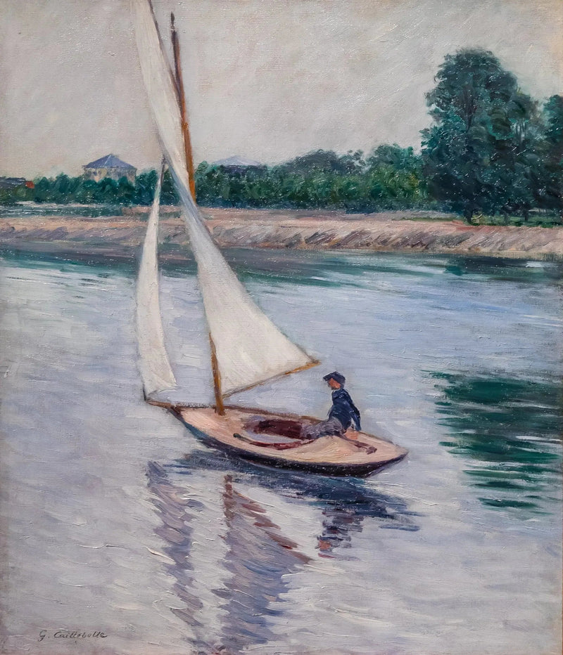 Voilier sur la Seine à Argenteuil - Gustave Caillebotte