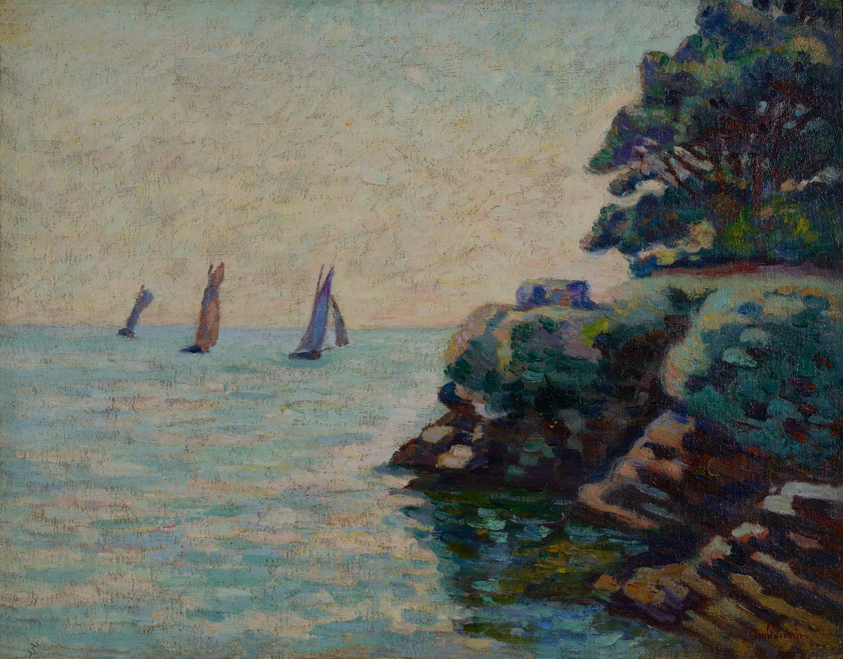Voiliers à Saint Palais sur Mer - Armand Guillaumin