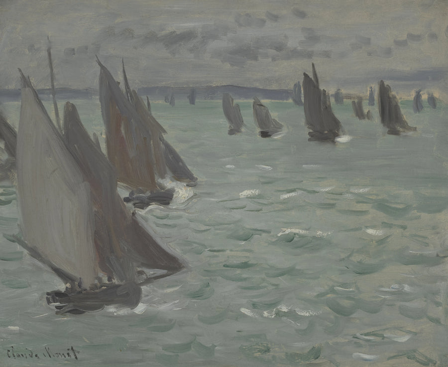 Voiliers en mer W125 – Claude Monet