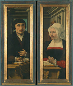 Volets latéraux du Triptyque de Norfolk : portraits des donateurs - Jan Gossaert - Alpha Reproduction