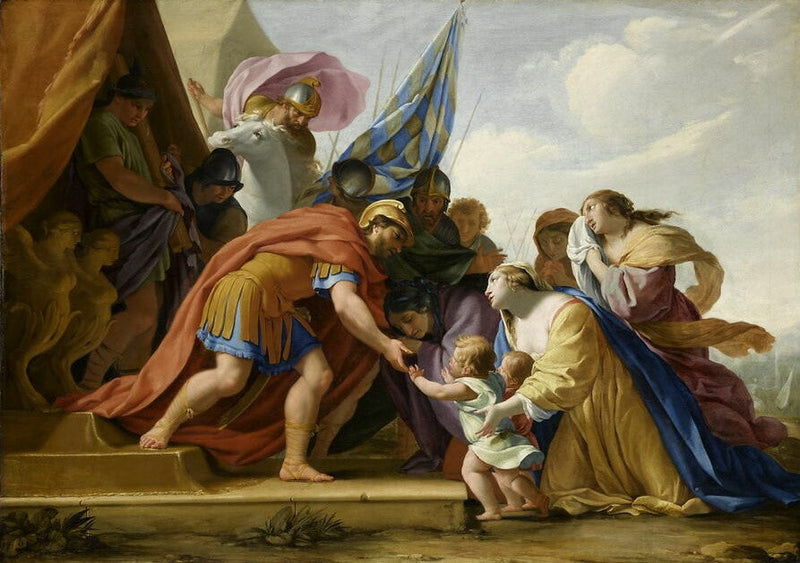 Volumnie et Véturie devant Coriolan - Eustache Le Sueur