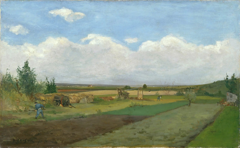 Voyageaux des champs dans la plaine - Paul Gauguin
