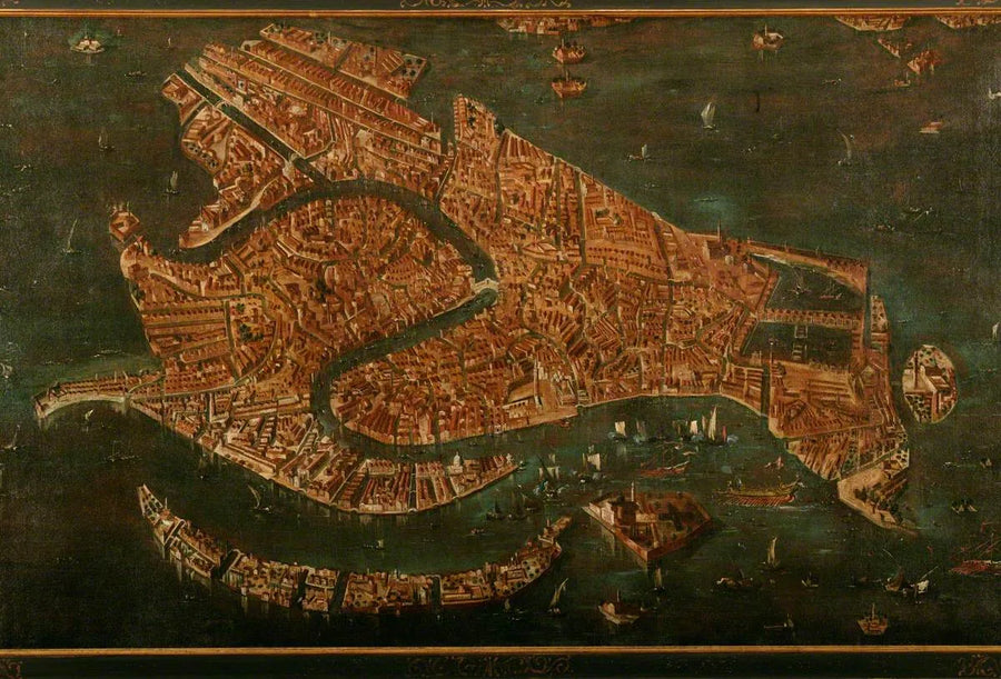 Vue aérienne de Venise - Francesco Guardi