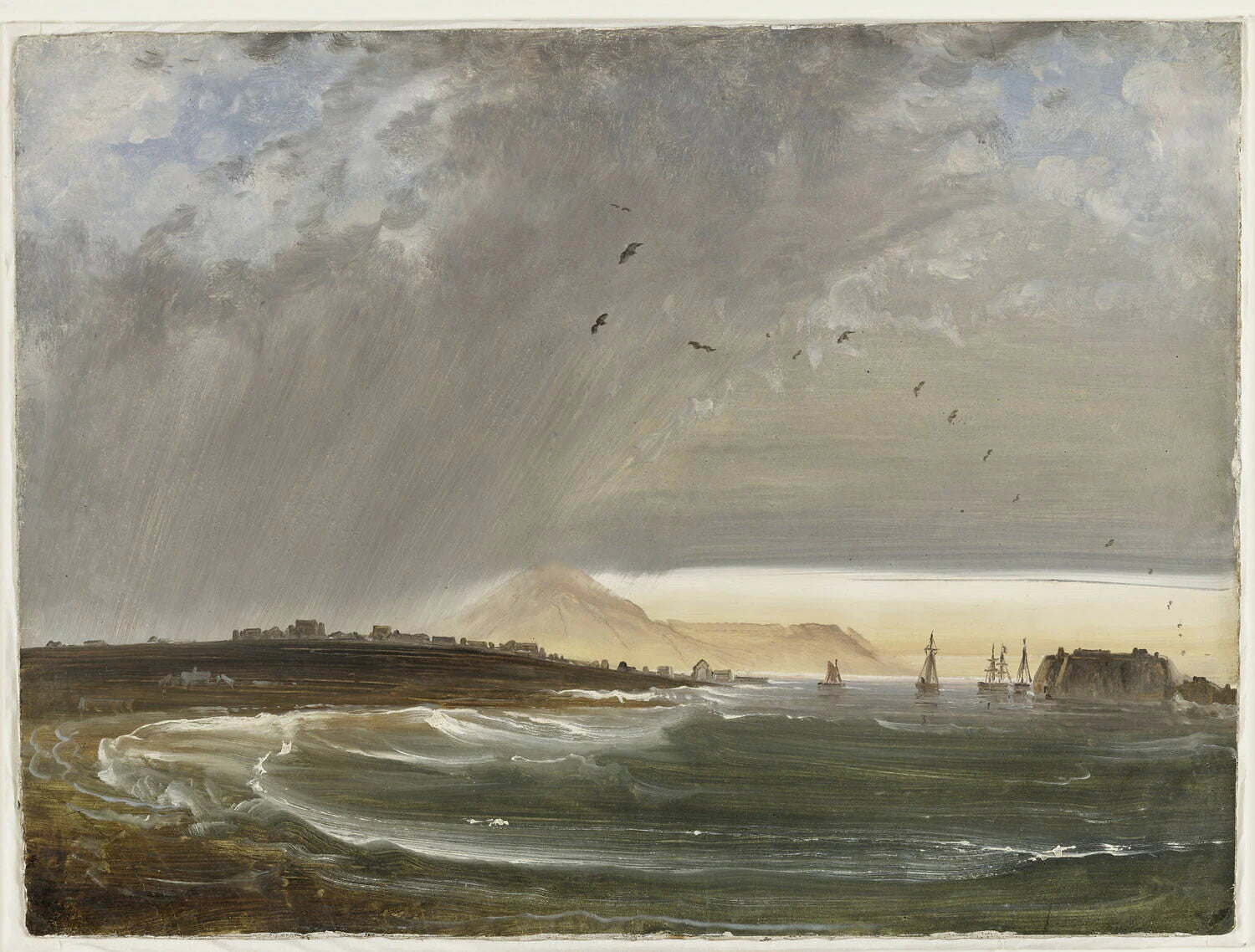 Vue de Bodöe (esquisse) - Peder Balke