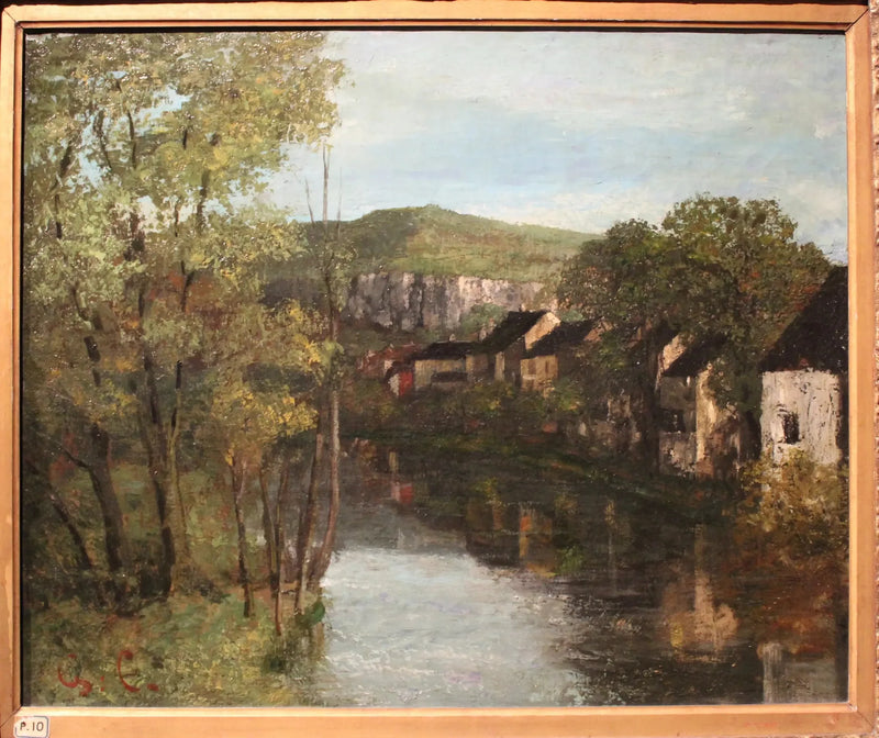 Vue d'Ornans - Gustave Courbet
