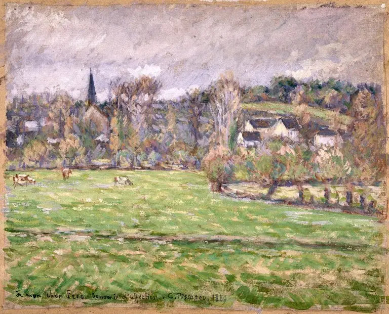 Vue de Bazincourt - Camille Pissarro