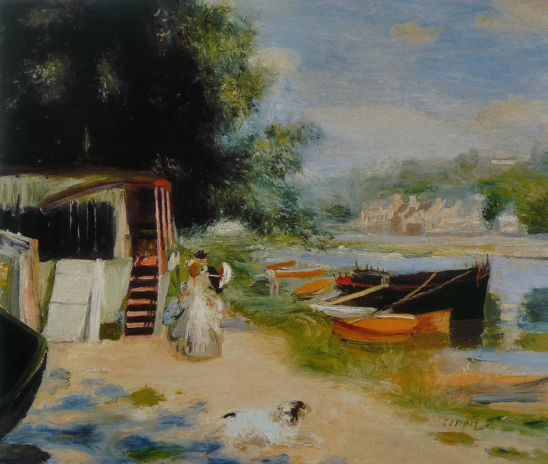 Vue de Bougival - Pierre-Auguste Renoir