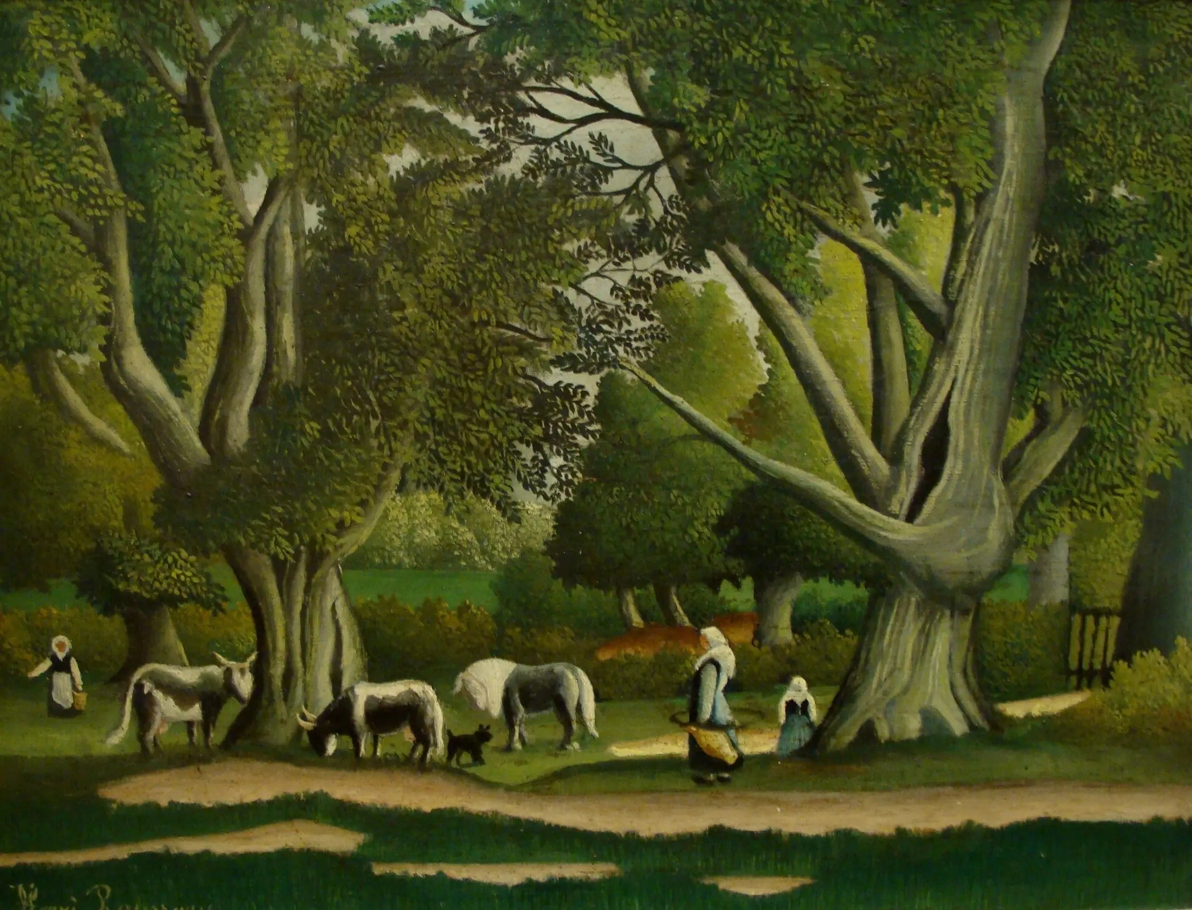 Vue de Bretagne - Henri Rousseau - Alpha Reproduction