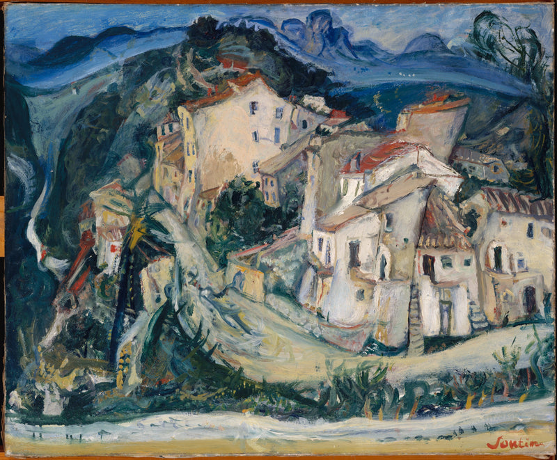 Vue de Cagnes - Chaïm Soutine