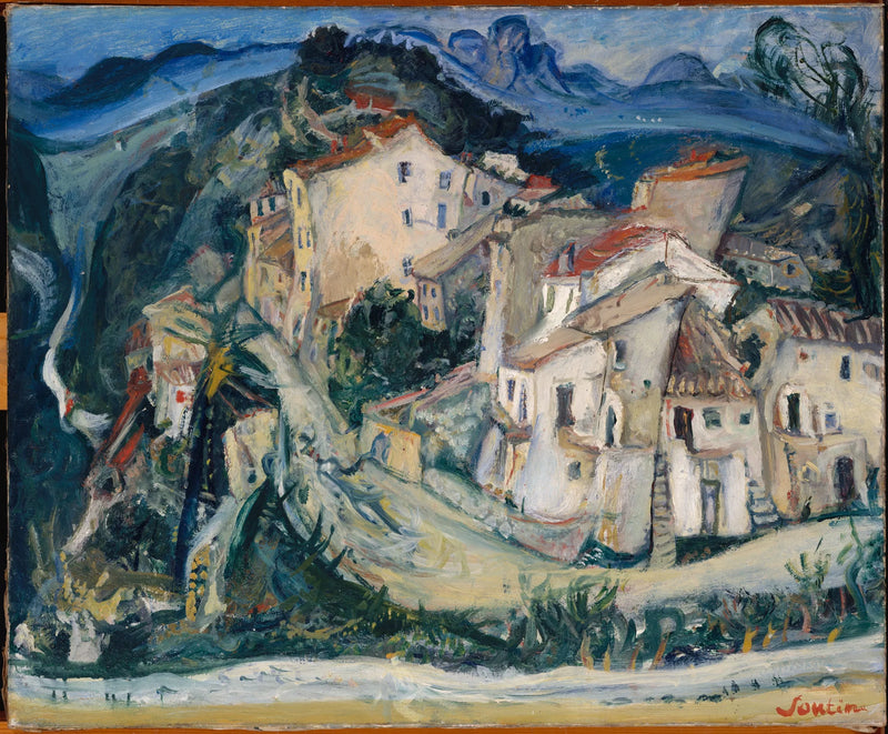 Vue de Cagnes - Chaïm Soutine