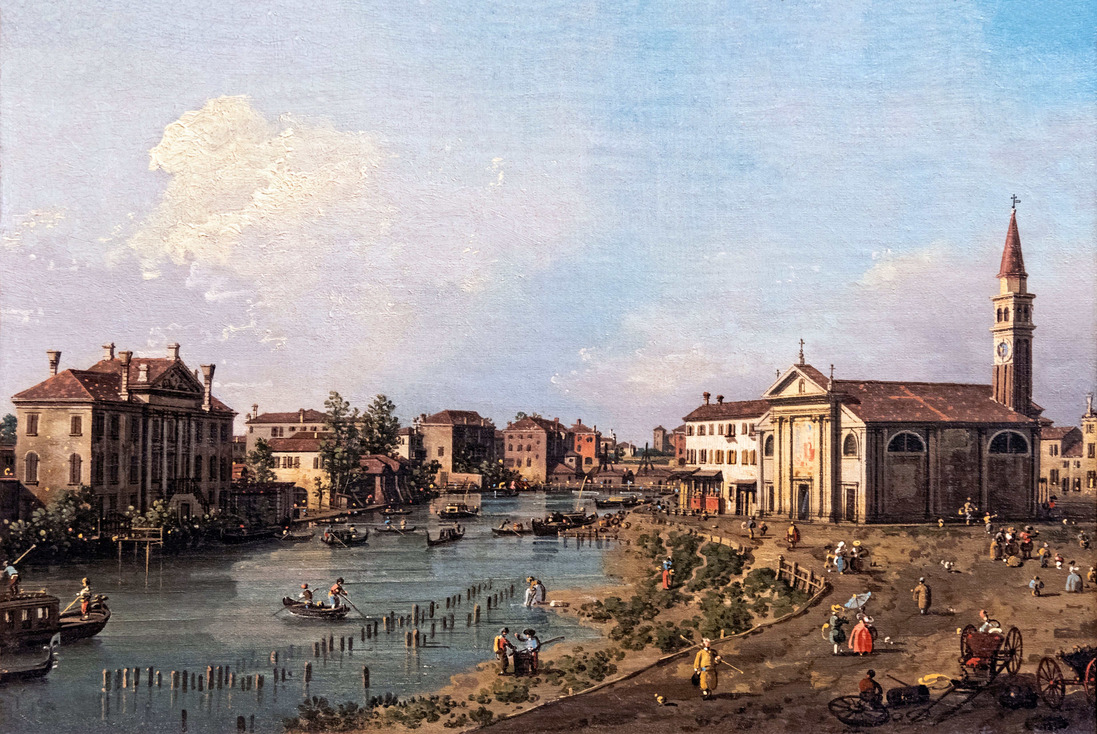 Vue de Dolo - Canaletto