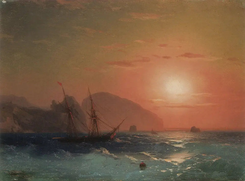 Vue de l'Ayu Dag Crimée - Ivan Aïvazovski