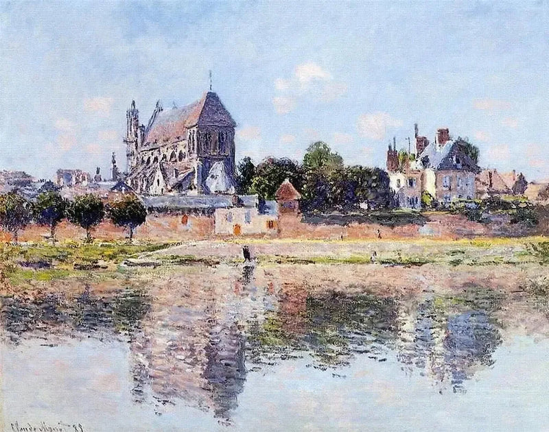 Vue de l'église de Vernon - Claude Monet