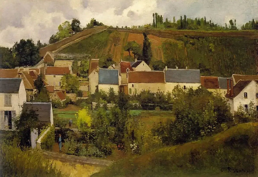 Vue de L'Hermitage, Côte des Gratte-Coqs, Pontoise - Camille Pissarro