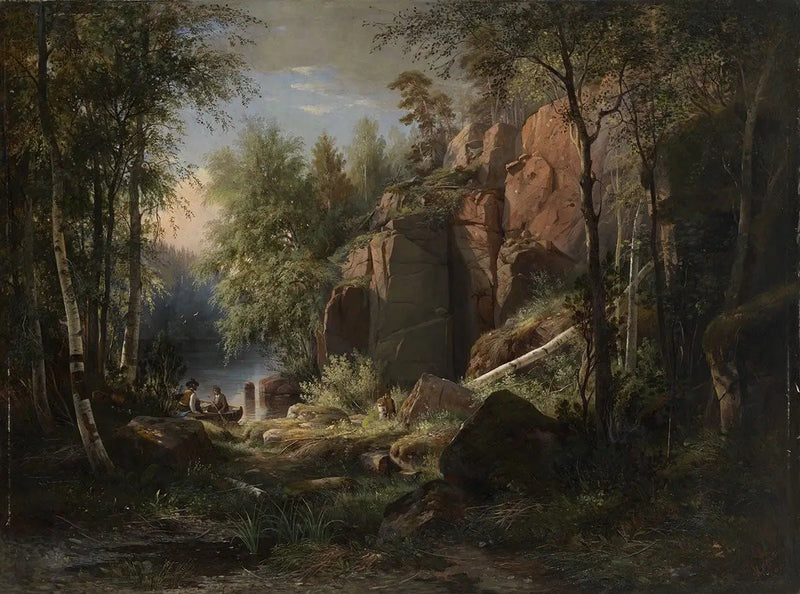 Vue de l'île de Valaam. Kukko - Ivan Chichkine