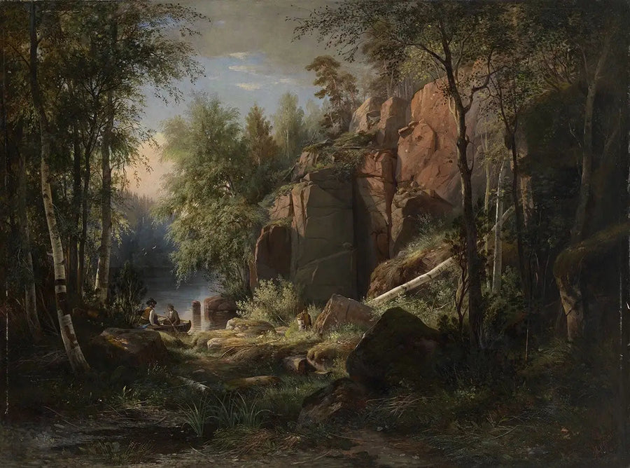 Vue de l'île de Valaam. Kukko - Ivan Chichkine