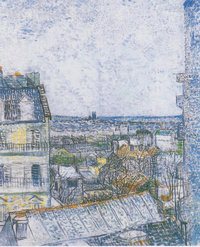 Vue de la chambre de l'artiste, rue Lepic - Vincent van Gogh