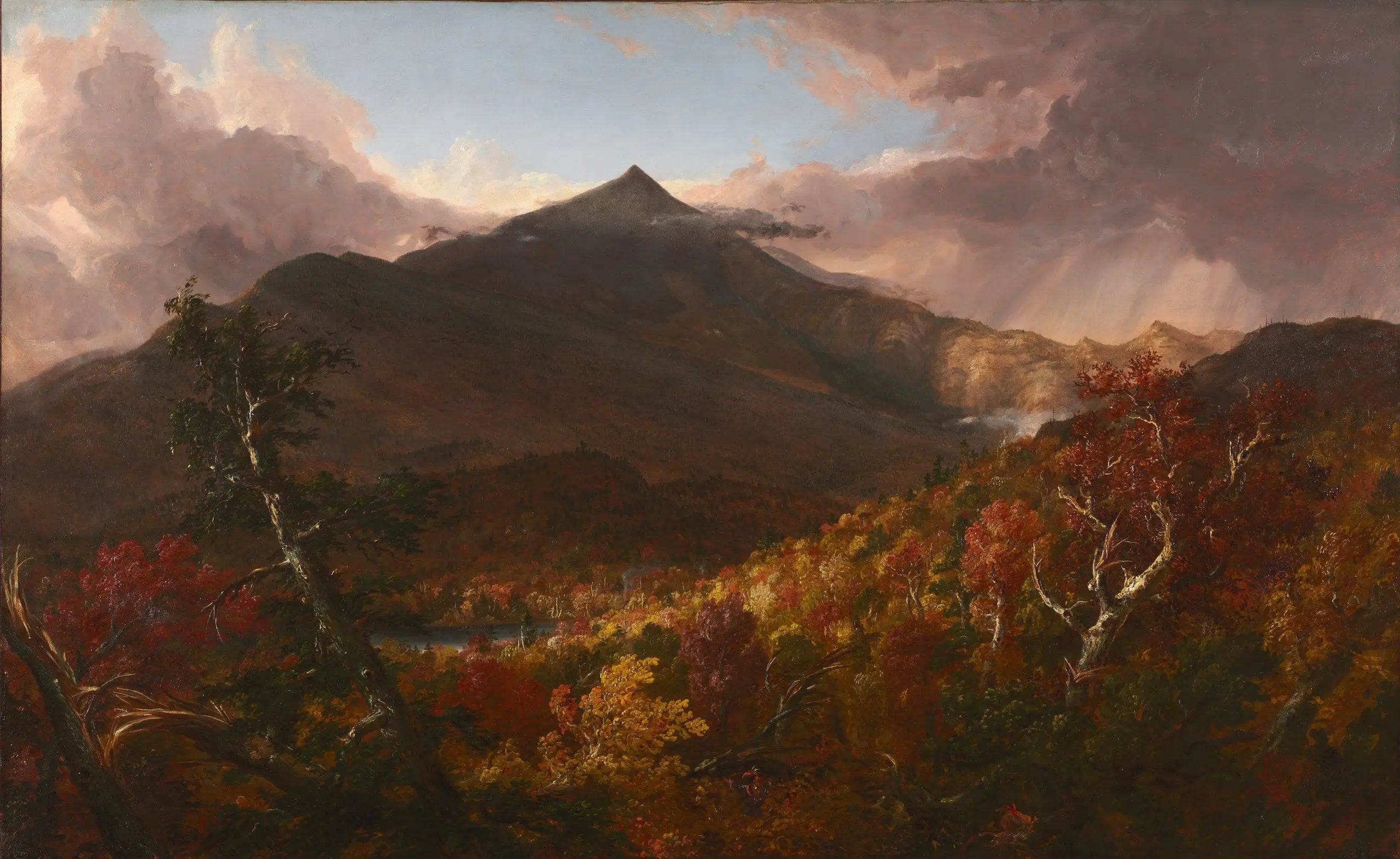 Vue de la montagne Schroon comté d’Essex New York après une tempête - Thomas Cole - Alpha Reproduction