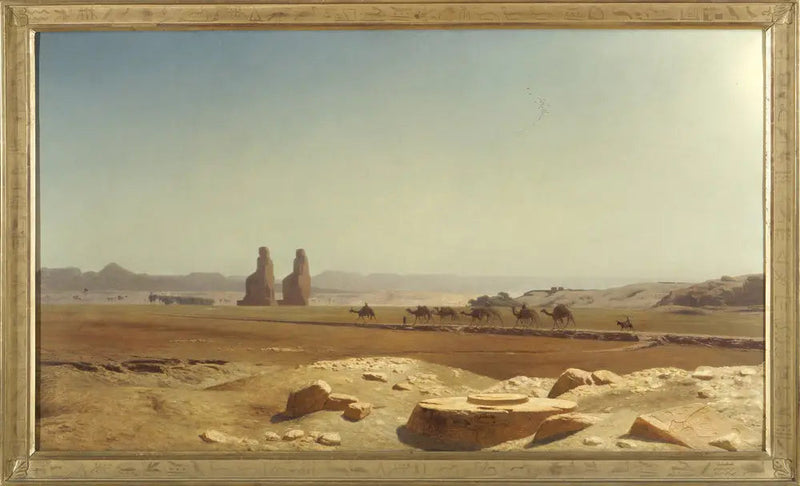 Vue de la plaine de Thèbes (Haute-Egypte) - Jean-Léon Gérôme