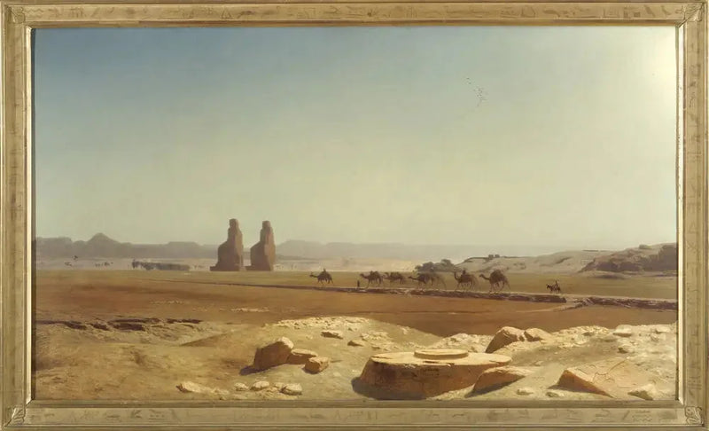 Vue de la plaine de Thèbes (Haute-Egypte) - Jean-Léon Gérôme