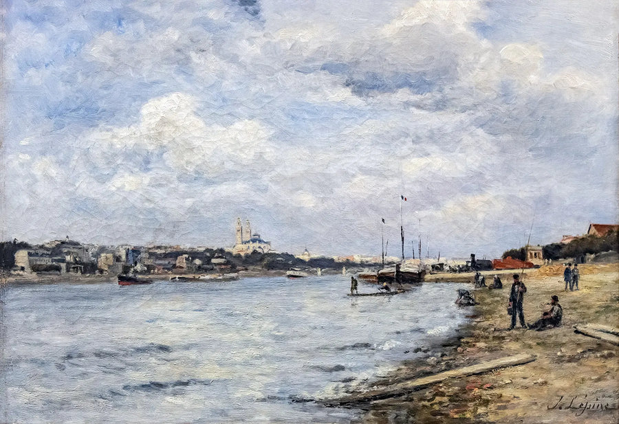 Vue de la Seine et du Trocadéro ; le pont de Grenelle - Stanislas Lépine