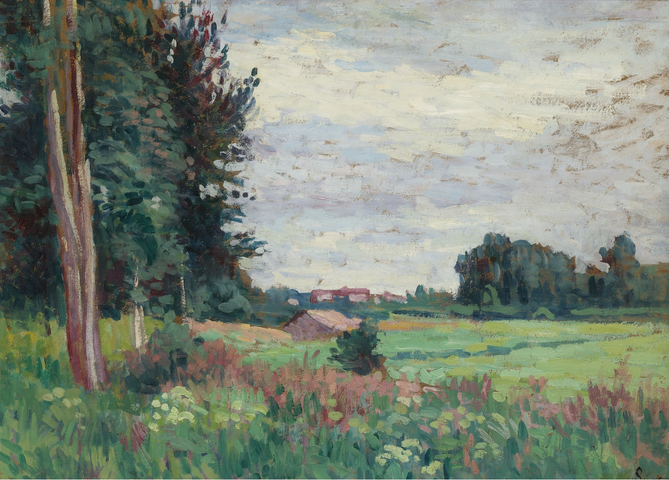 Vue de Méréville - Maximilien Luce