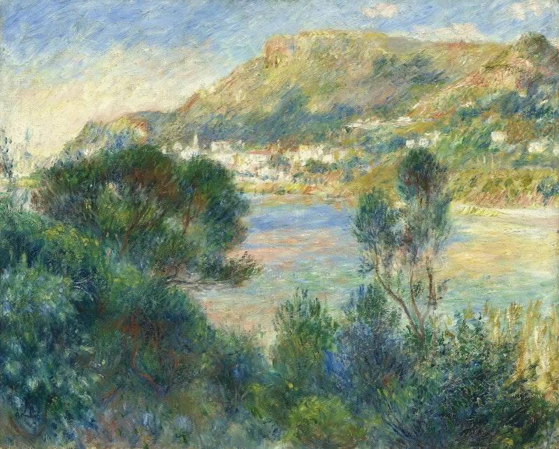 Vue de Monte Carlo depuis le Cap Martin - Pierre-Auguste Renoir