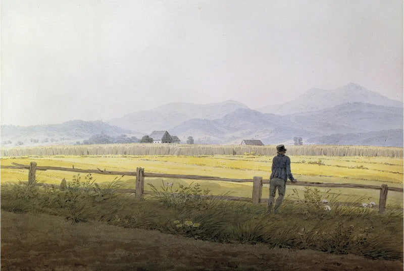 Vue de Schmiedebergerkamm - Caspar David Friedrich