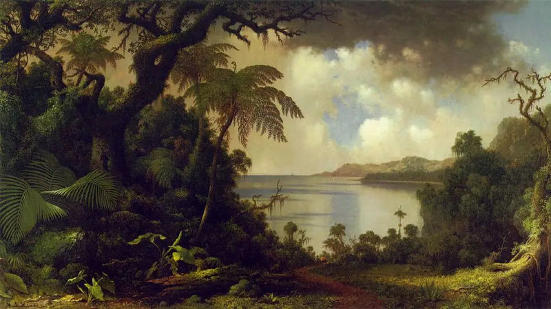 Vue depuis Fern Tree Walk, Jamaïque - Martin Johnson Heade