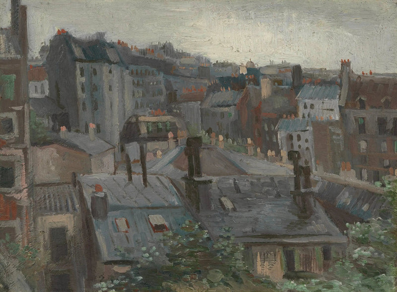 Vue depuis l'atelier de Vincent - Vincent van Gogh