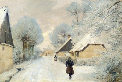 Vue depuis Næstved. - H. A. Brendekilde - Alpha Reproduction