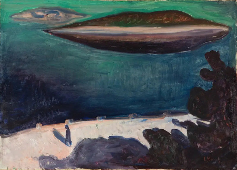 Vue depuis Nordstrand - Edvard Munch