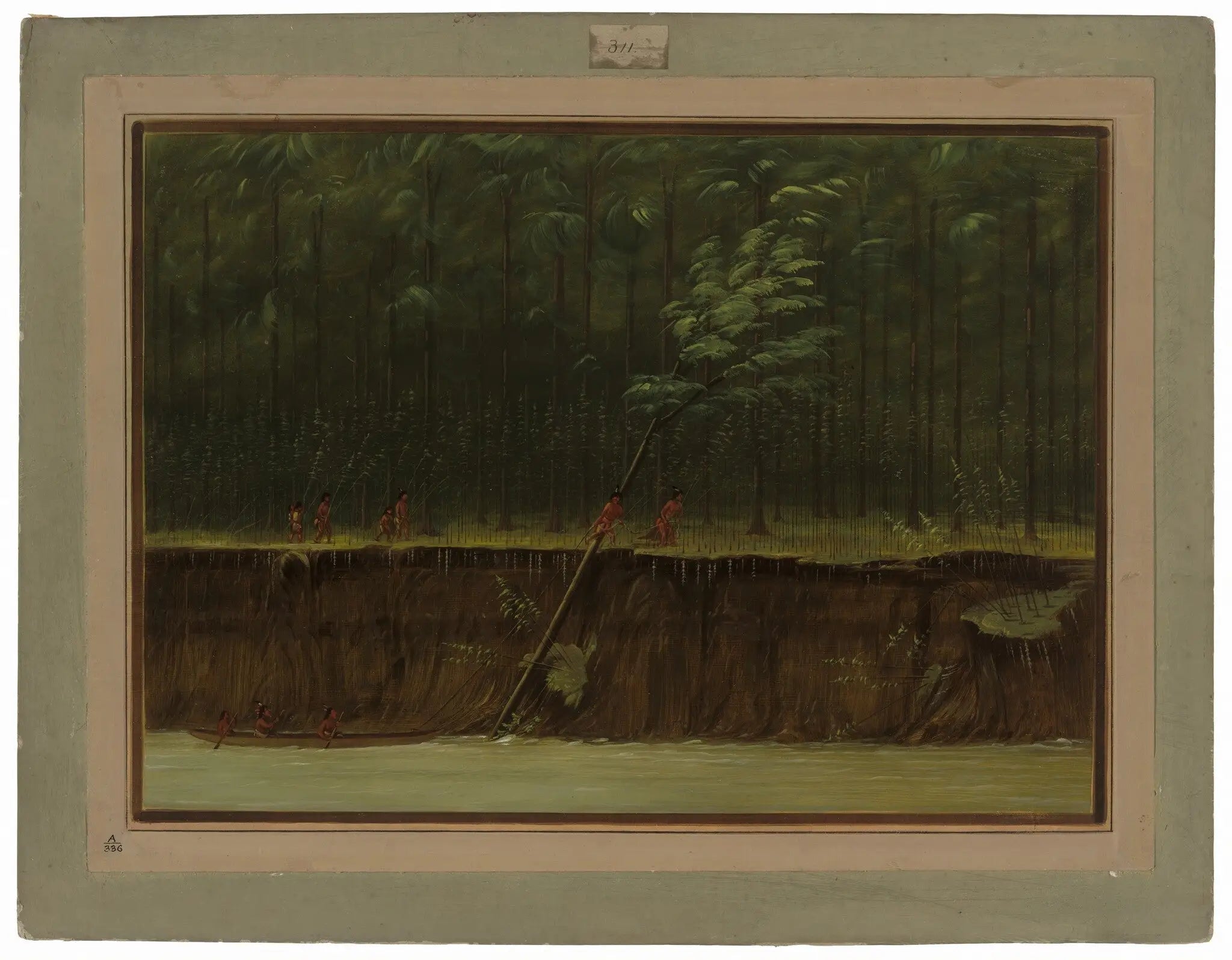 Vue du Bas-Mississippi - George Catlin - Alpha Reproduction