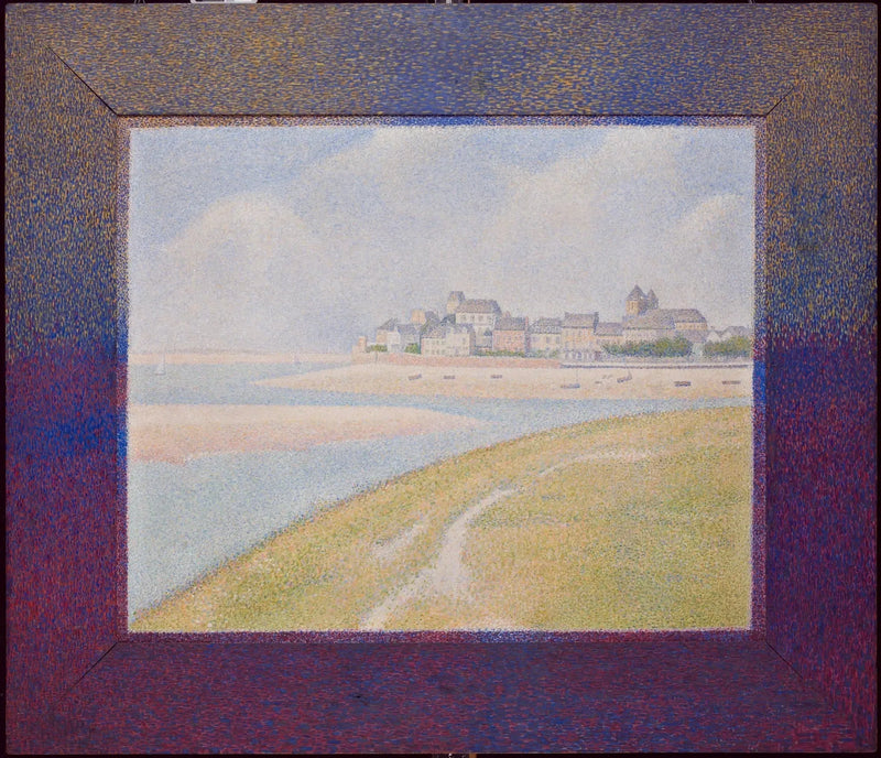 Vue du Crotoy depuis l'amont - Georges Seurat