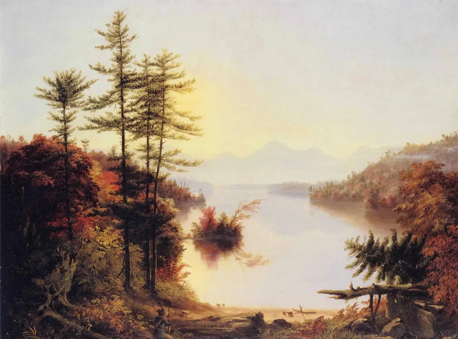 Vue du lac Winnipiseogee - Thomas Cole