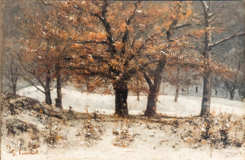 Vue du Parc des Crêtes au-dessus de Clarens - Gustave Courbet
