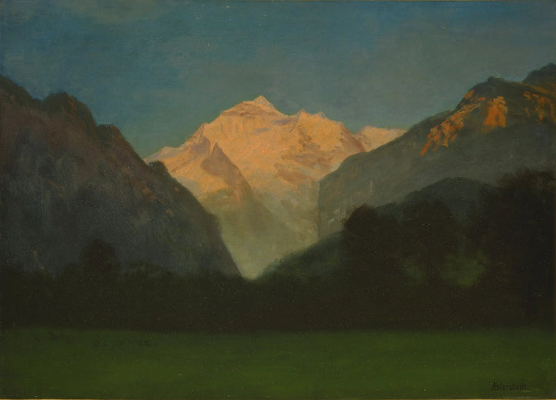 Vue du parc des Glaciers - Albert Bierstadt